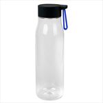 Clear Bottle with Blue Lid